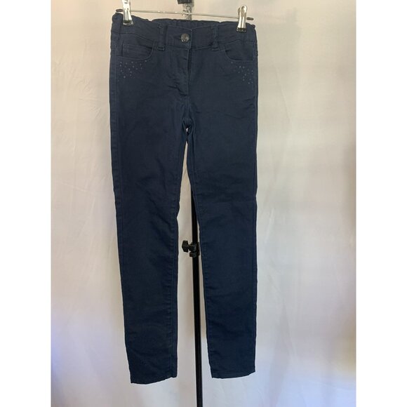 (D-113) Girls jeans size 10 blue color strech - Picture 2 of 4